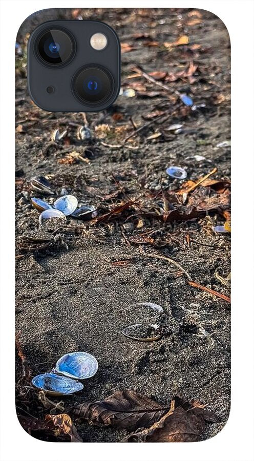 Seashells on the shoreline  - Phone Case
