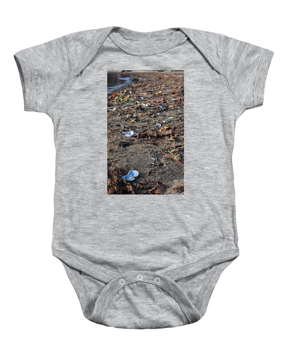 Seashells on the shoreline  - Baby Onesie