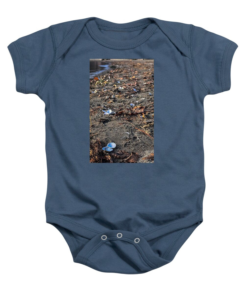 Seashells on the shoreline  - Baby Onesie