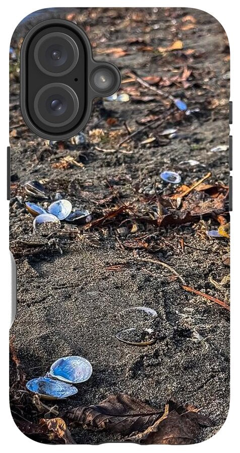 Seashells on the shoreline  - Phone Case