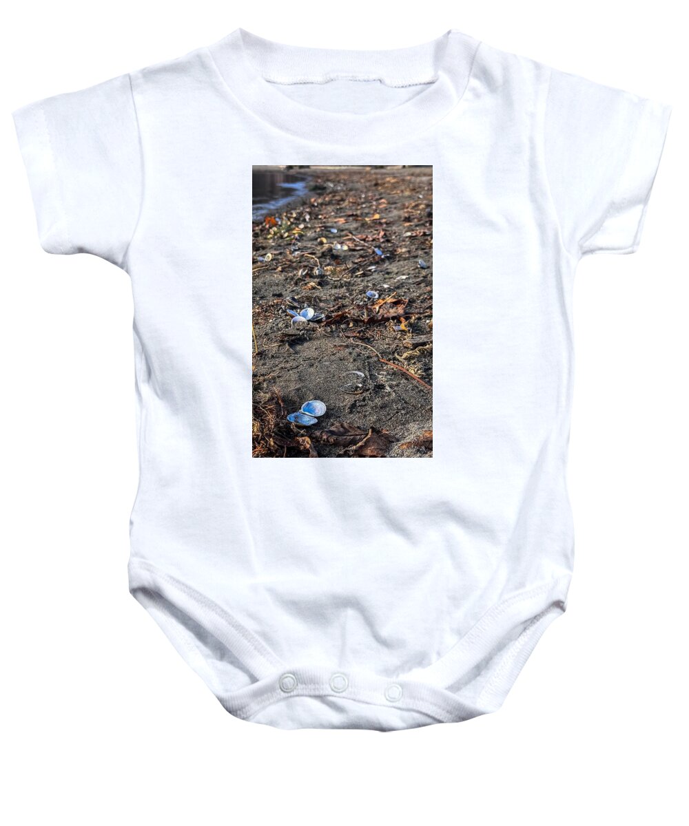 Seashells on the shoreline  - Baby Onesie