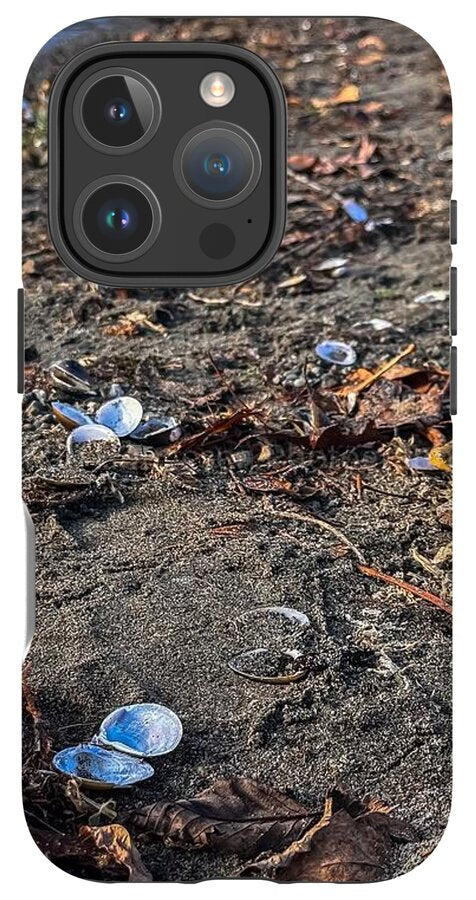 Seashells on the shoreline  - Phone Case