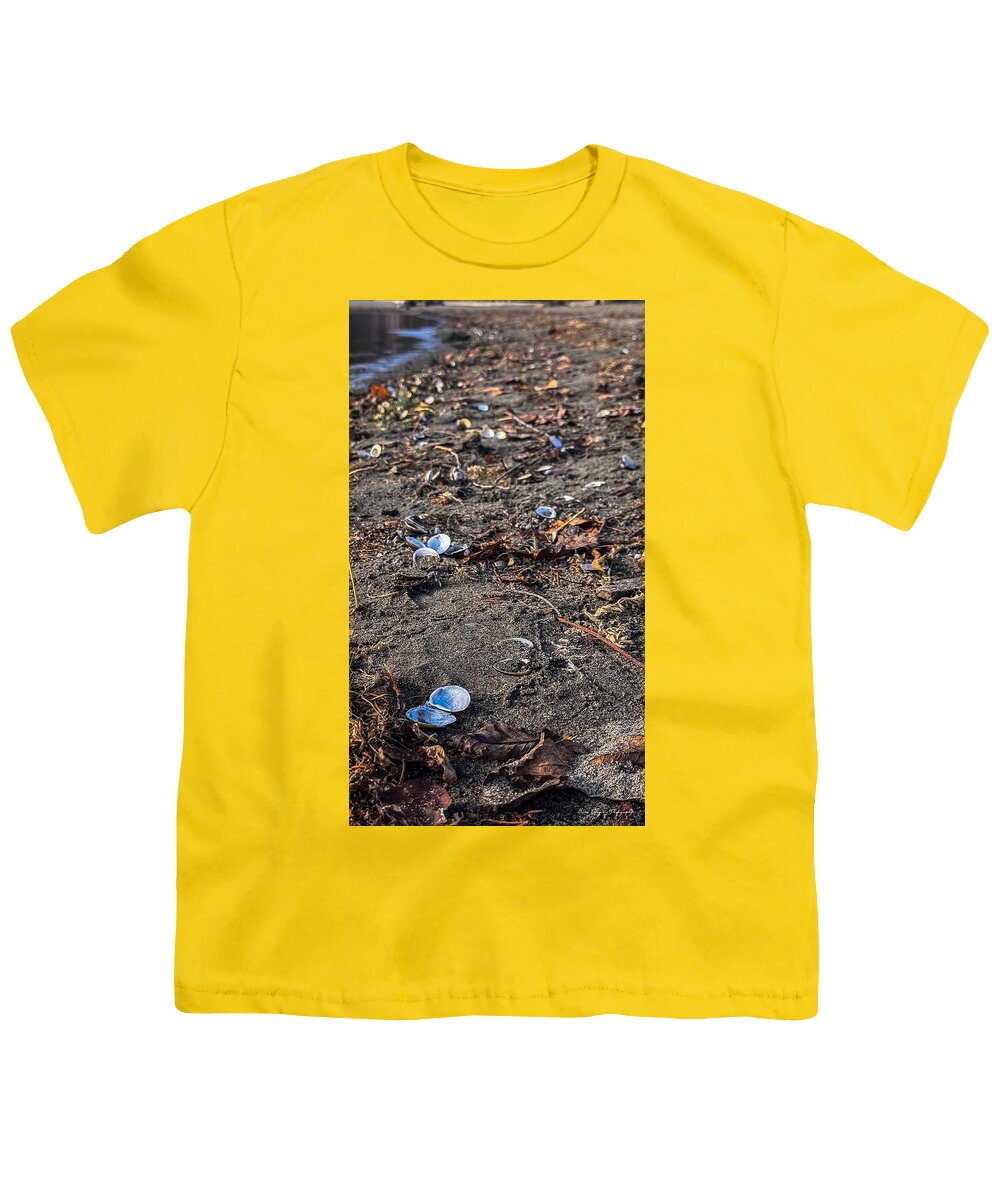 Seashells on the shoreline  - Youth T-Shirt