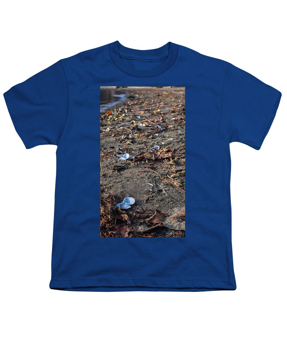 Seashells on the shoreline  - Youth T-Shirt