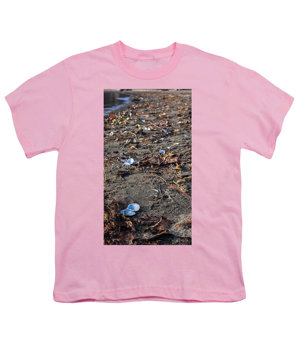 Seashells on the shoreline  - Youth T-Shirt