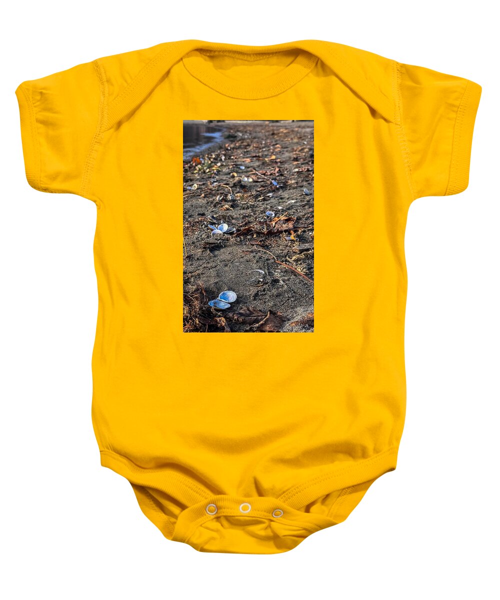 Seashells on the shoreline  - Baby Onesie