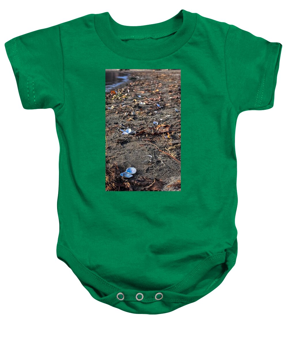 Seashells on the shoreline  - Baby Onesie