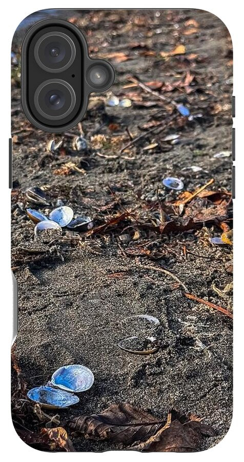 Seashells on the shoreline  - Phone Case