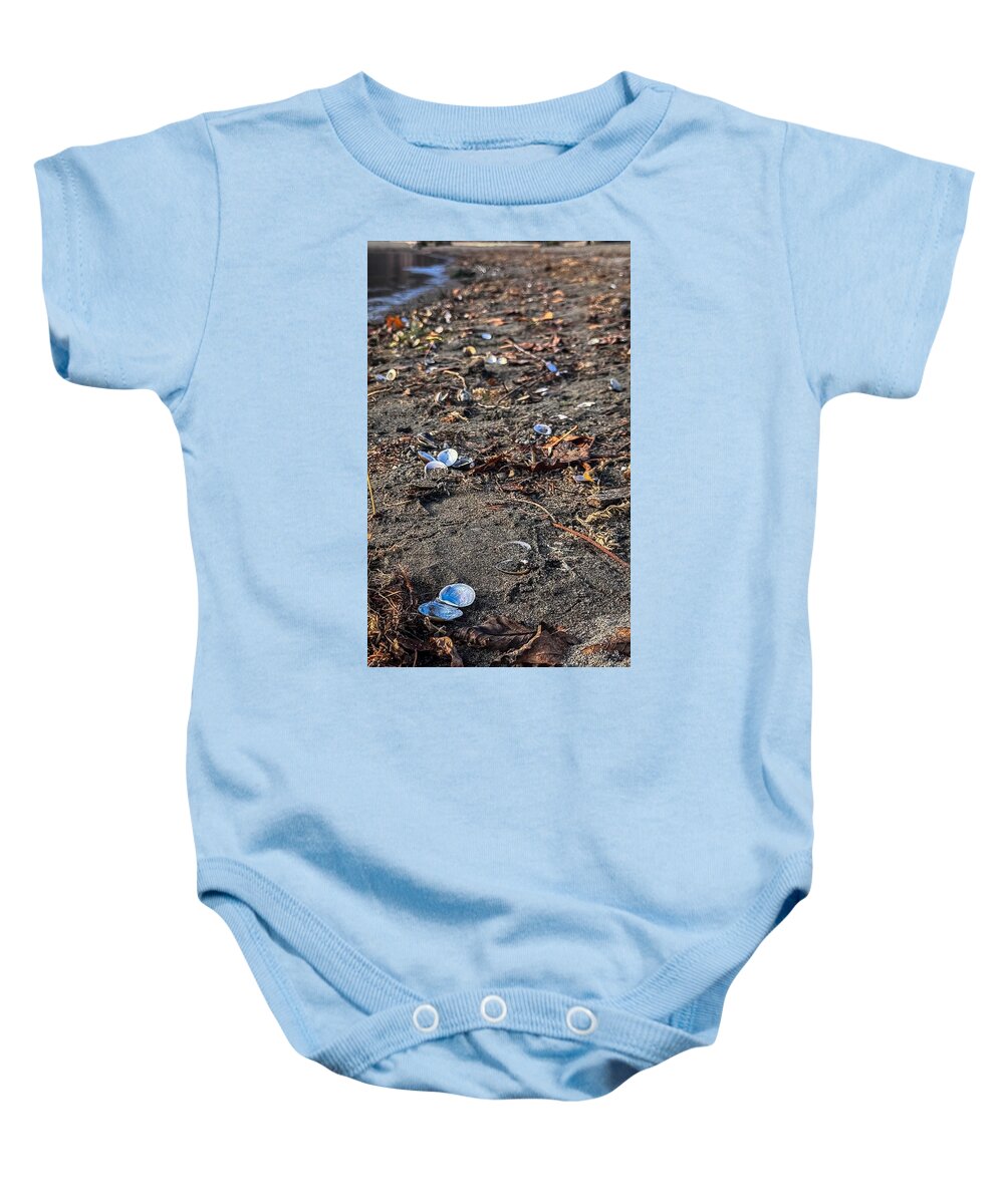 Seashells on the shoreline  - Baby Onesie
