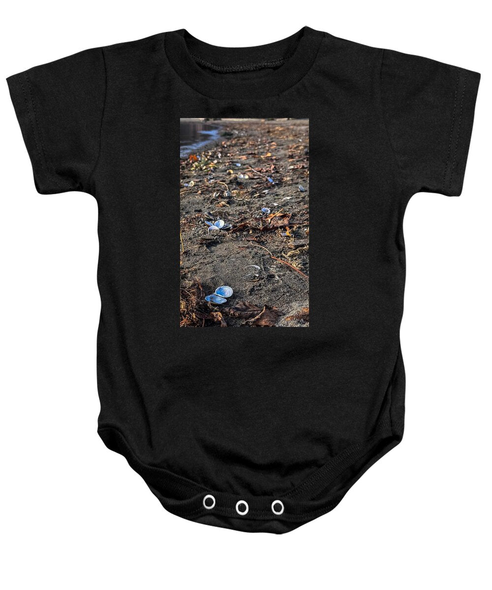 Seashells on the shoreline  - Baby Onesie