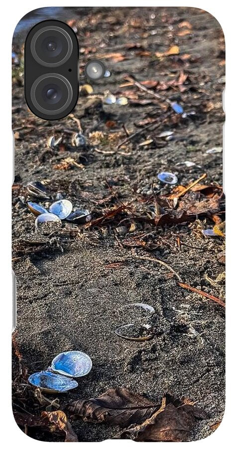 Seashells on the shoreline  - Phone Case