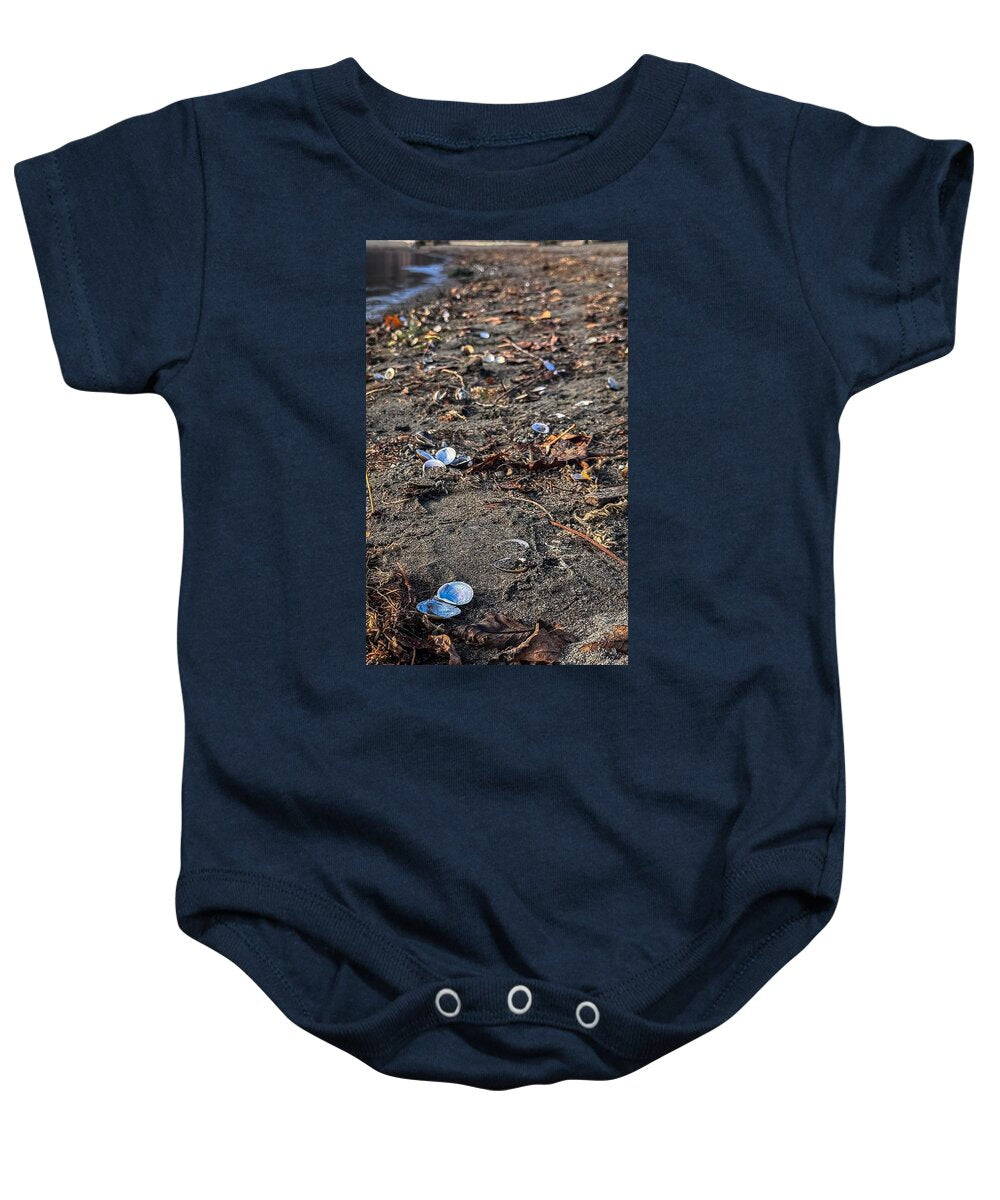 Seashells on the shoreline  - Baby Onesie