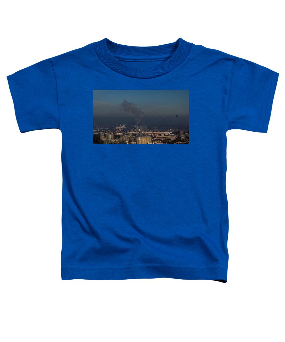 Seattle in the Fog  - Toddler T-Shirt