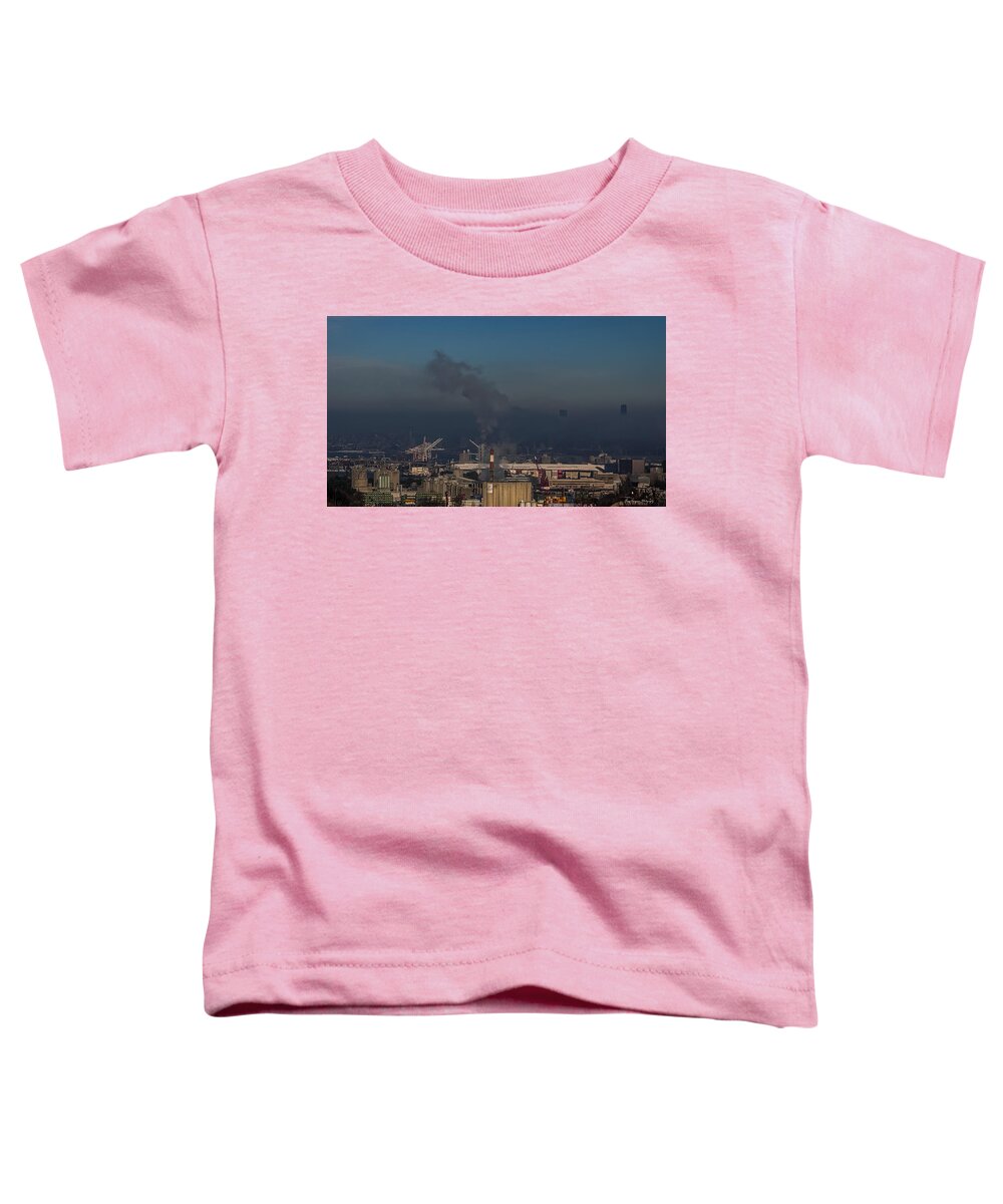 Seattle in the Fog  - Toddler T-Shirt