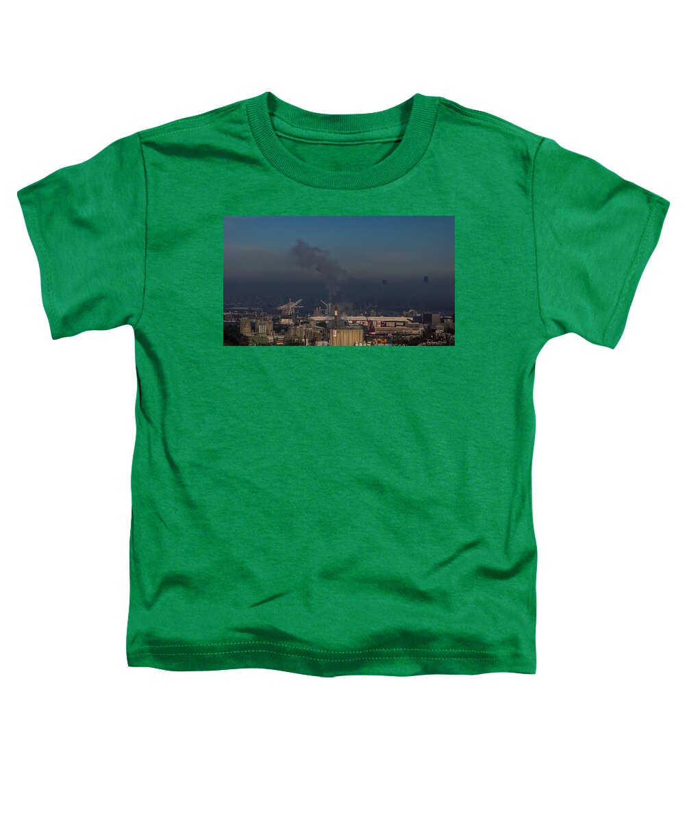 Seattle in the Fog  - Toddler T-Shirt