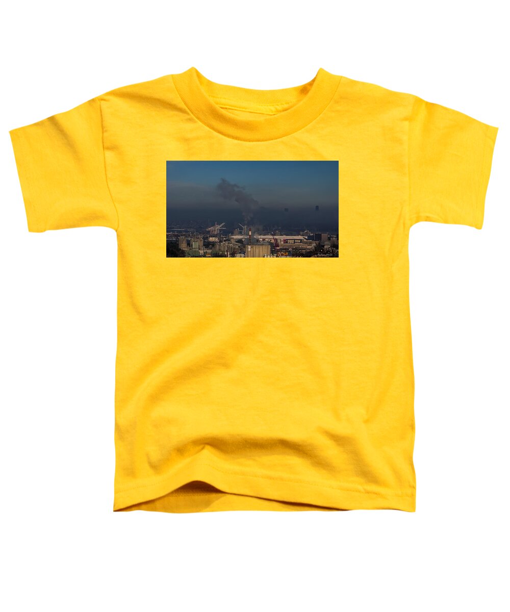 Seattle in the Fog  - Toddler T-Shirt
