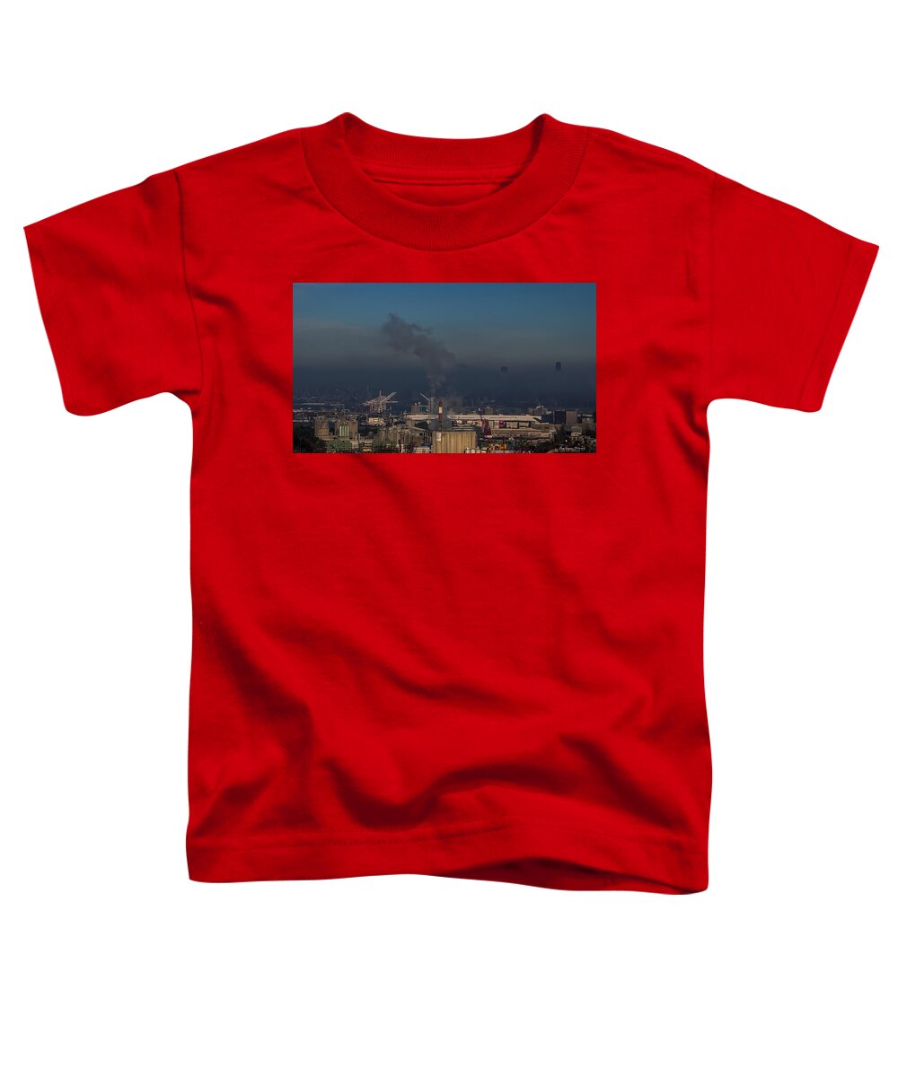 Seattle in the Fog  - Toddler T-Shirt