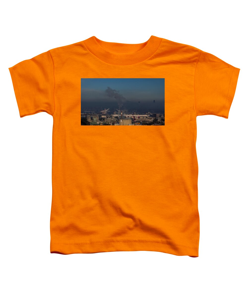 Seattle in the Fog  - Toddler T-Shirt