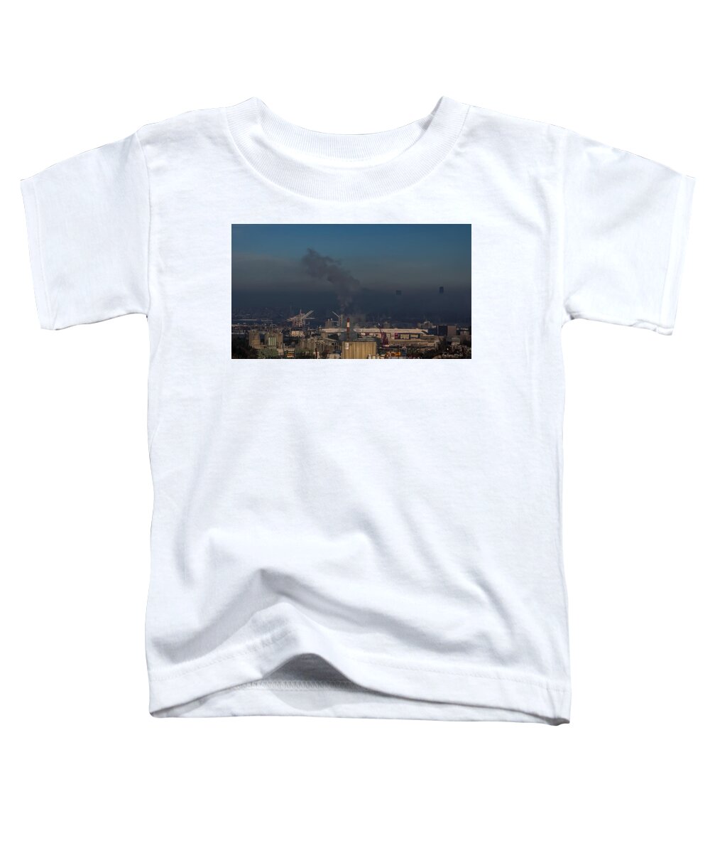 Seattle in the Fog  - Toddler T-Shirt