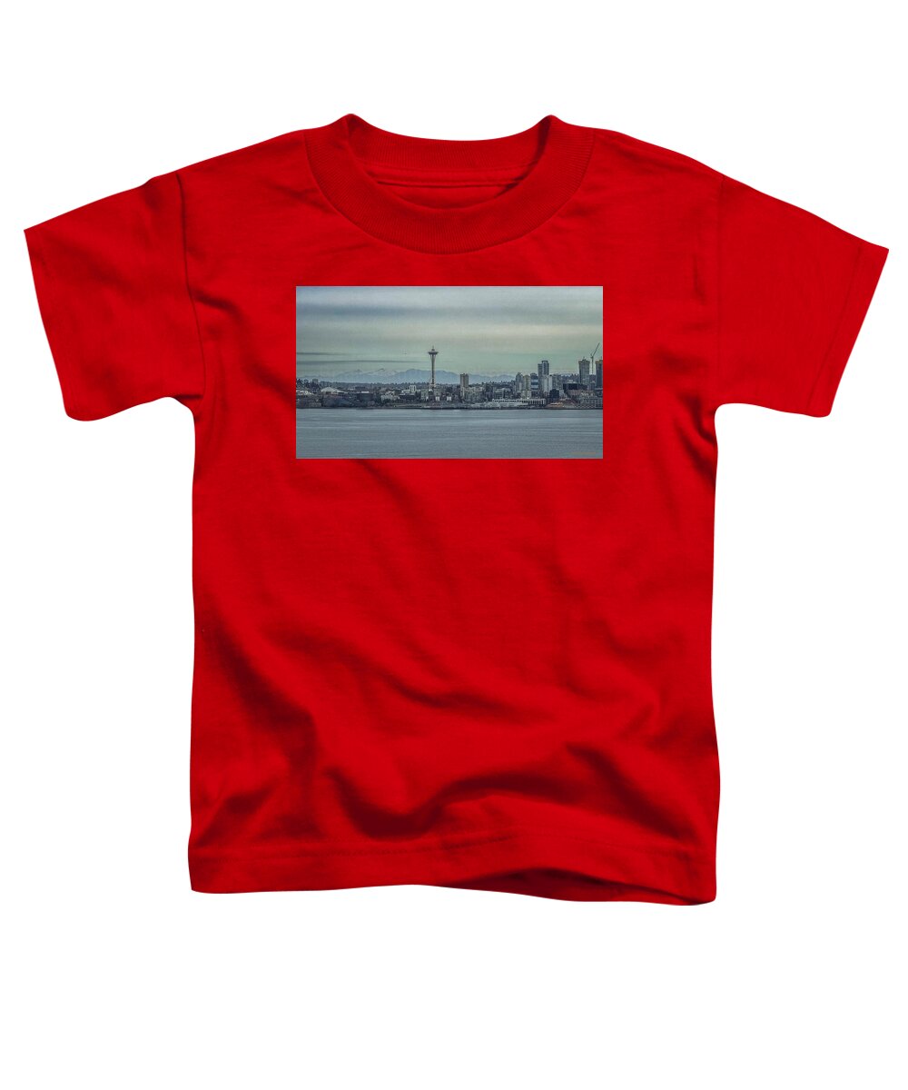 Seattle sky line  - Toddler T-Shirt