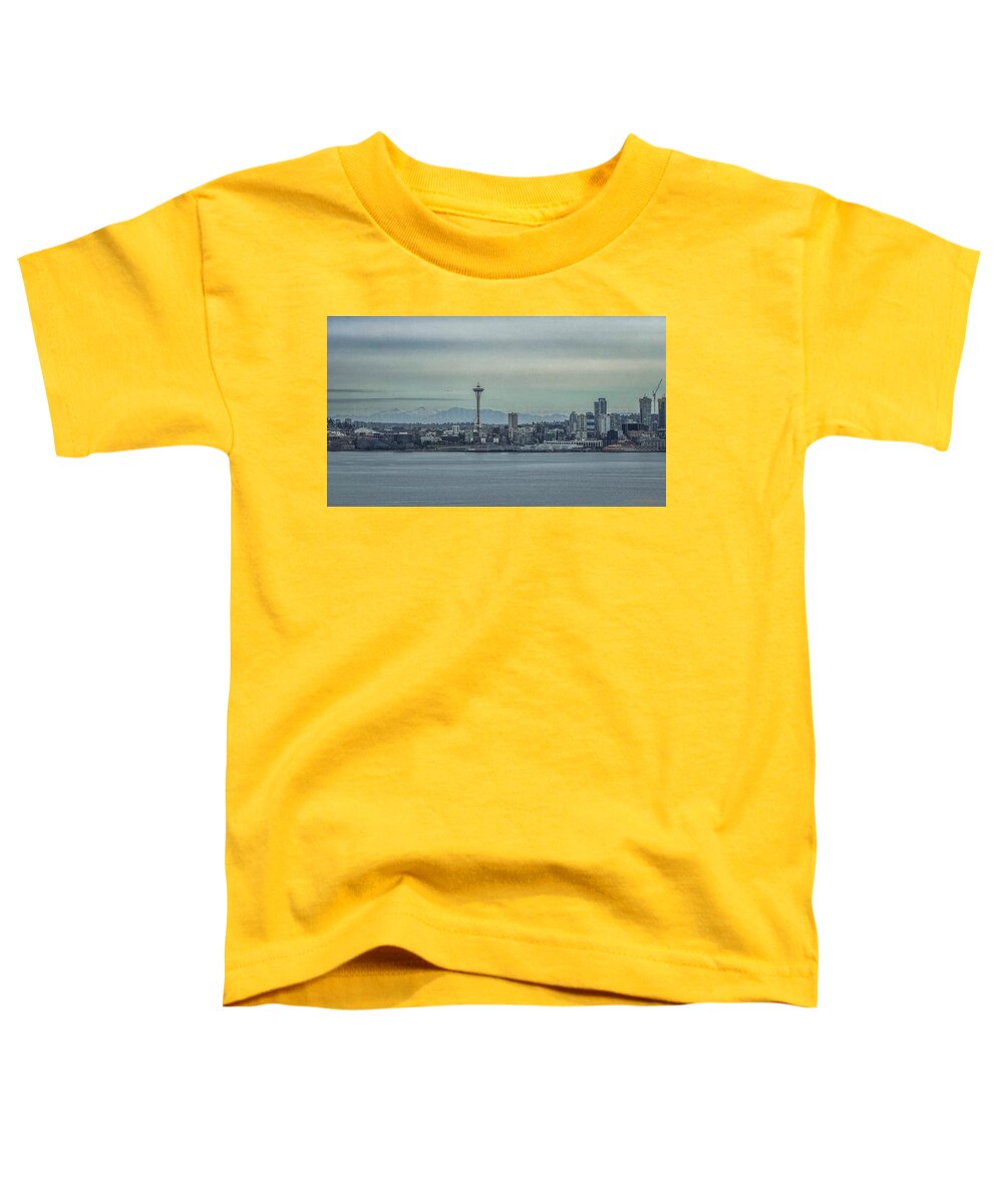 Seattle sky line  - Toddler T-Shirt