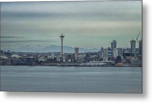 Seattle sky line  - Metal Print