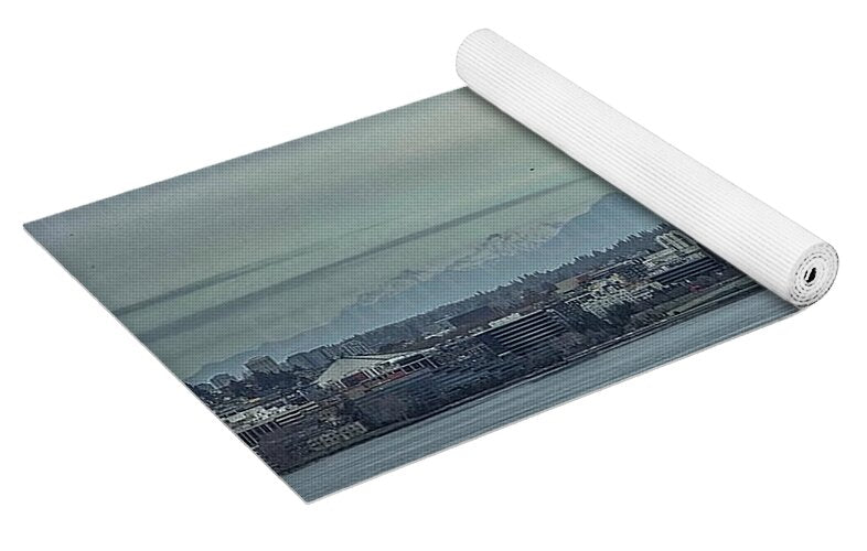 Seattle sky line  - Yoga Mat
