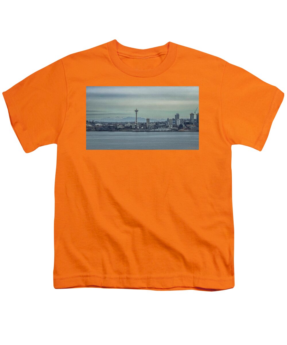 Seattle sky line  - Youth T-Shirt
