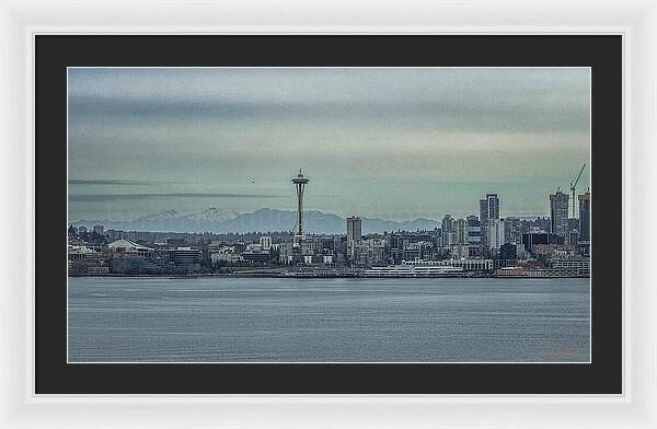 Seattle sky line  - Framed Print