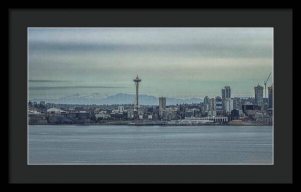 Seattle sky line  - Framed Print