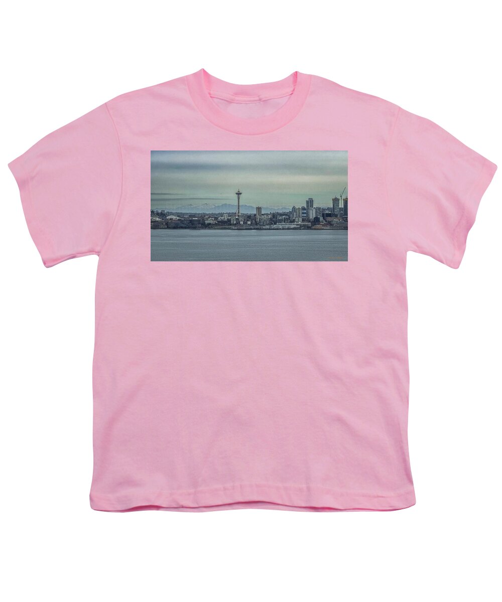 Seattle sky line  - Youth T-Shirt