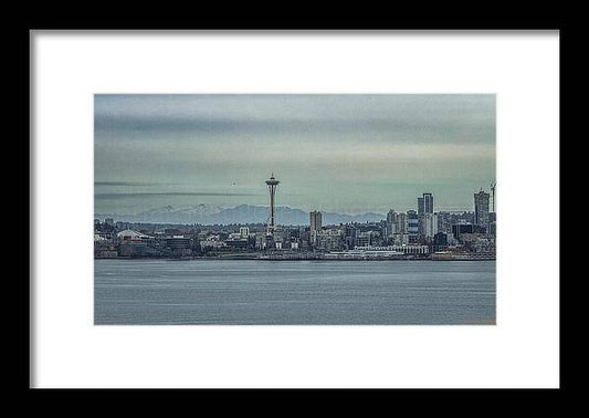 Seattle sky line  - Framed Print