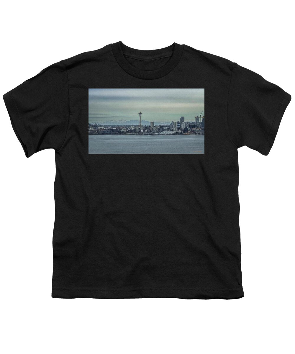 Seattle sky line  - Youth T-Shirt