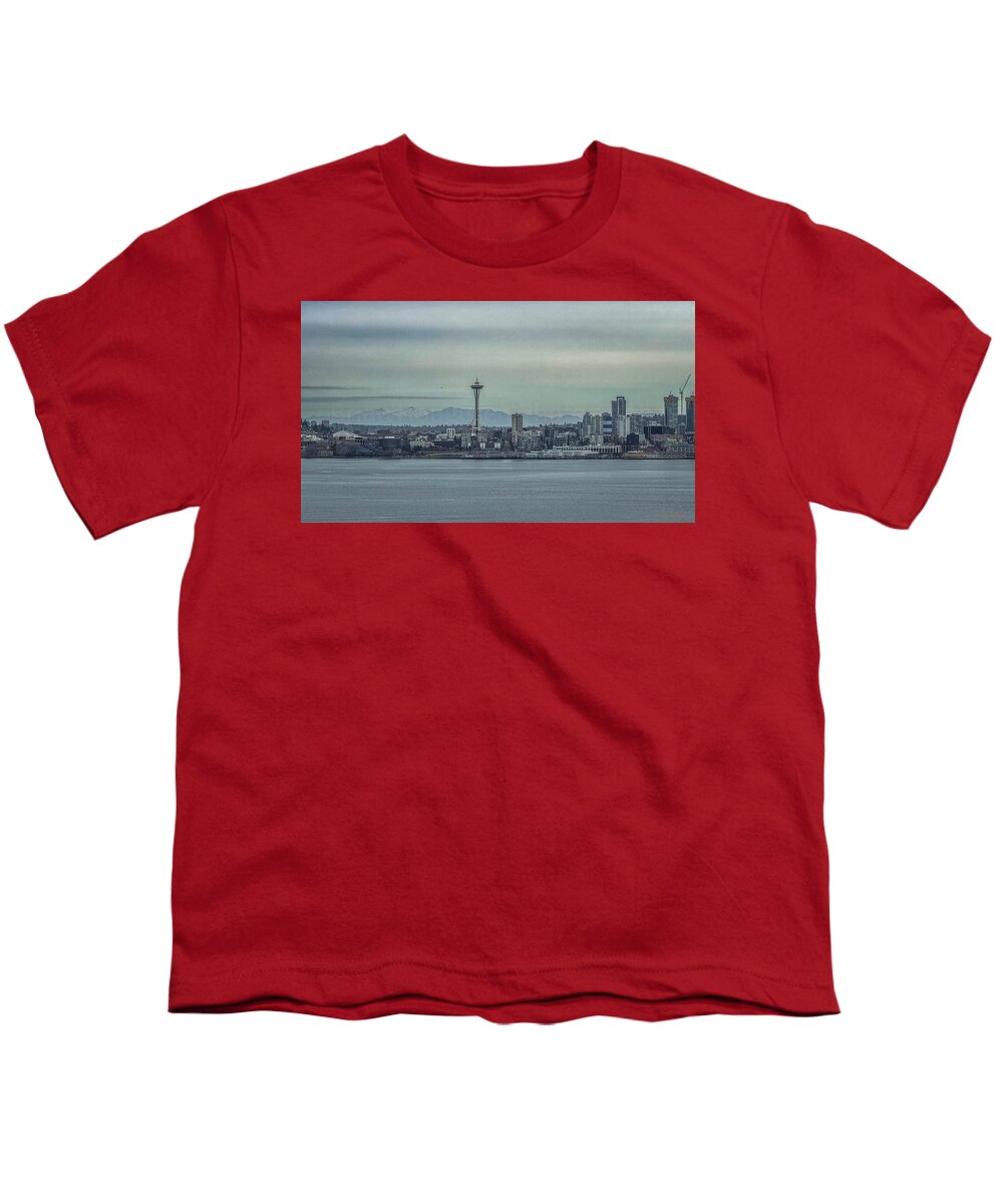 Seattle sky line  - Youth T-Shirt
