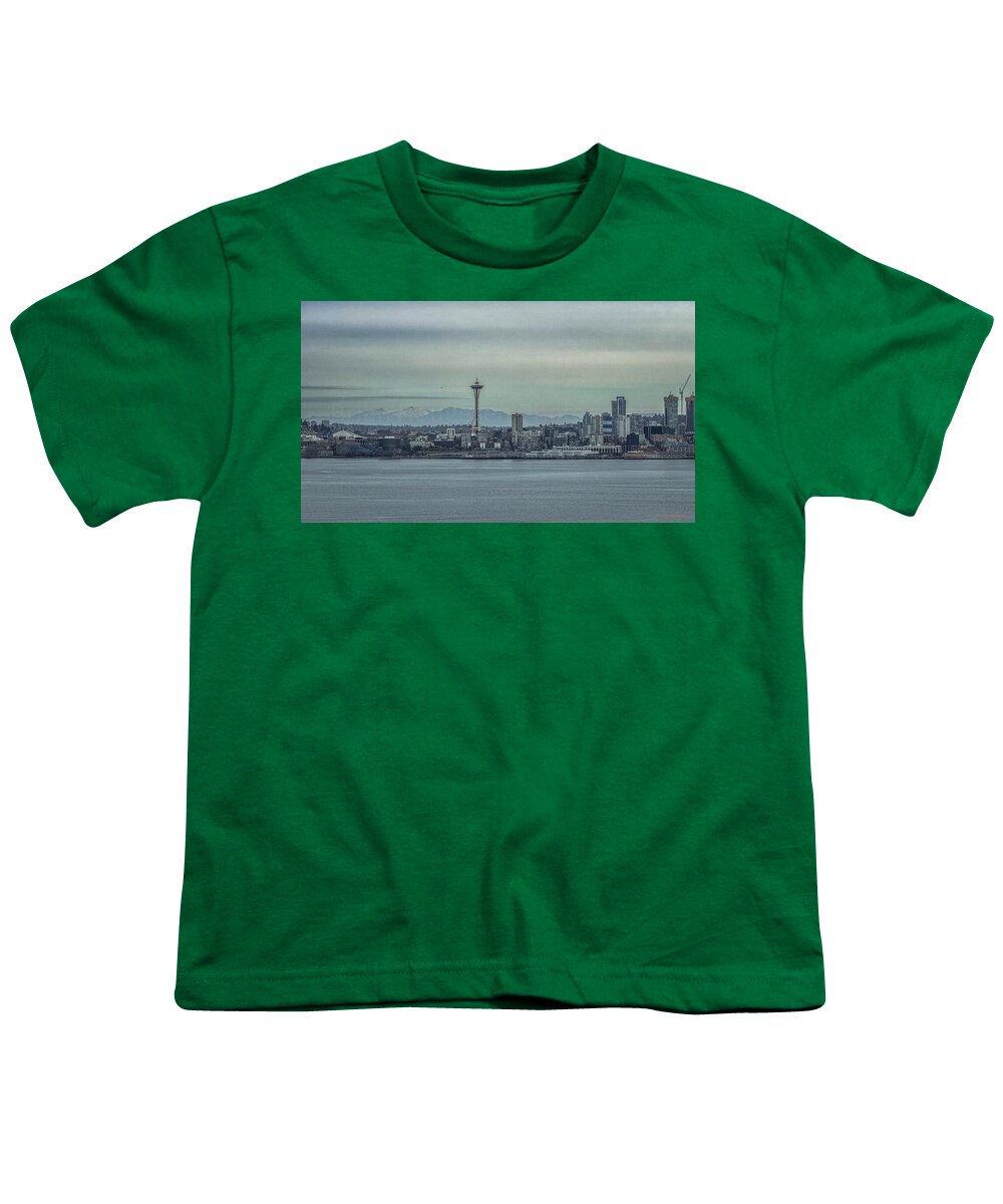 Seattle sky line  - Youth T-Shirt