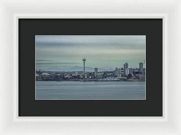 Seattle sky line  - Framed Print