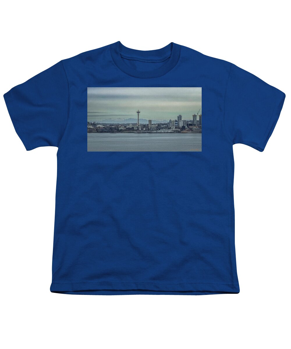Seattle sky line  - Youth T-Shirt