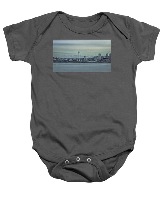 Seattle sky line  - Baby Onesie