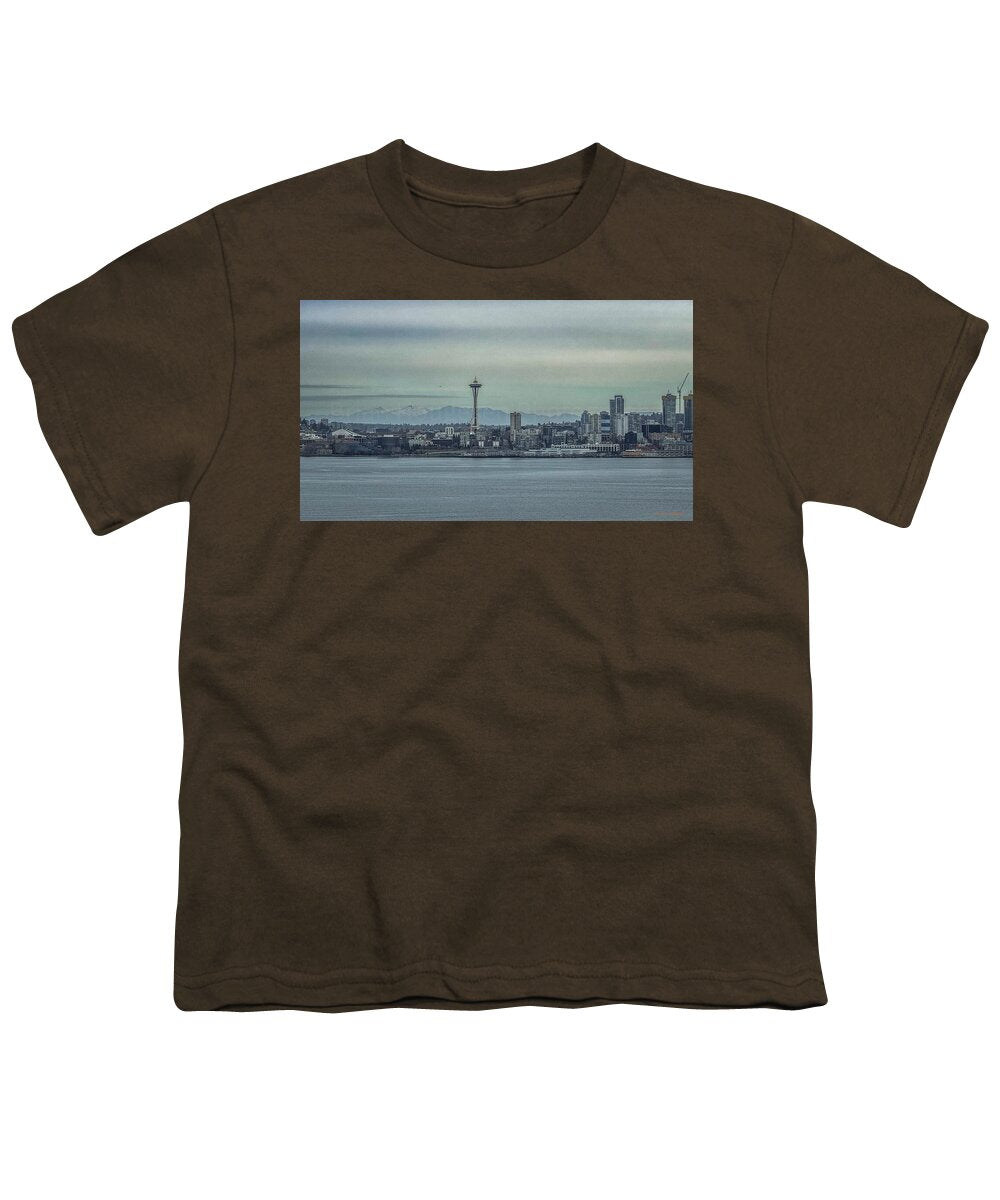 Seattle sky line  - Youth T-Shirt