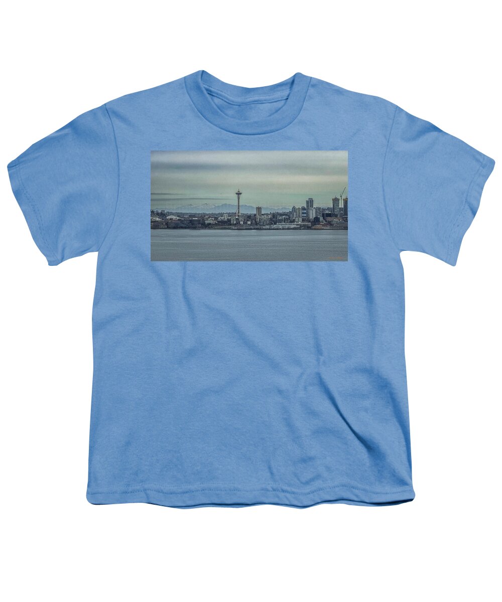 Seattle sky line  - Youth T-Shirt