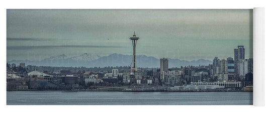 Seattle sky line  - Yoga Mat