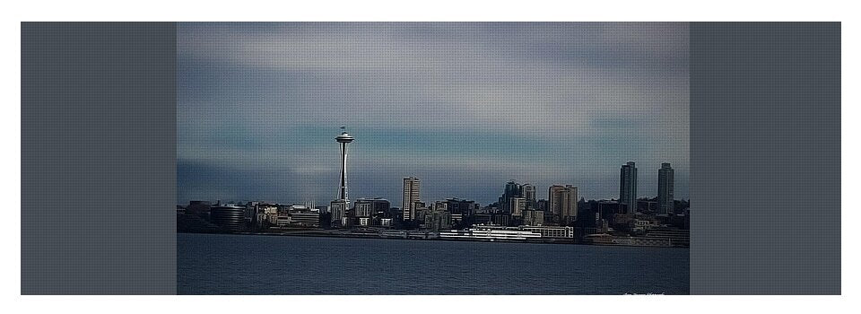 Seattle Skyline  - Yoga Mat