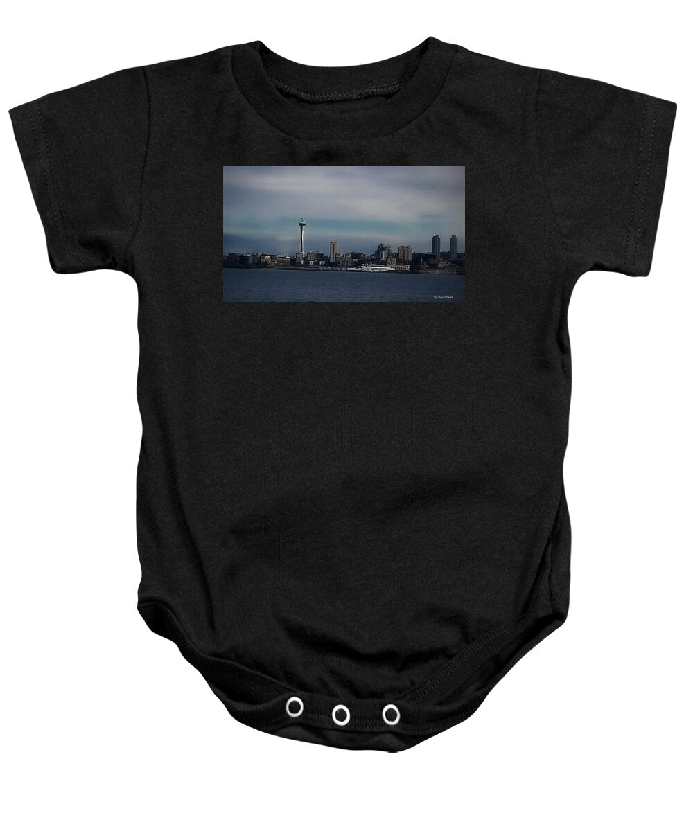 Seattle Skyline  - Baby Onesie