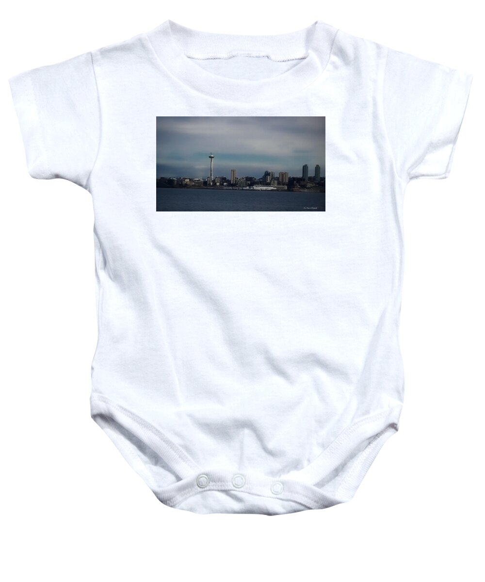 Seattle Skyline  - Baby Onesie
