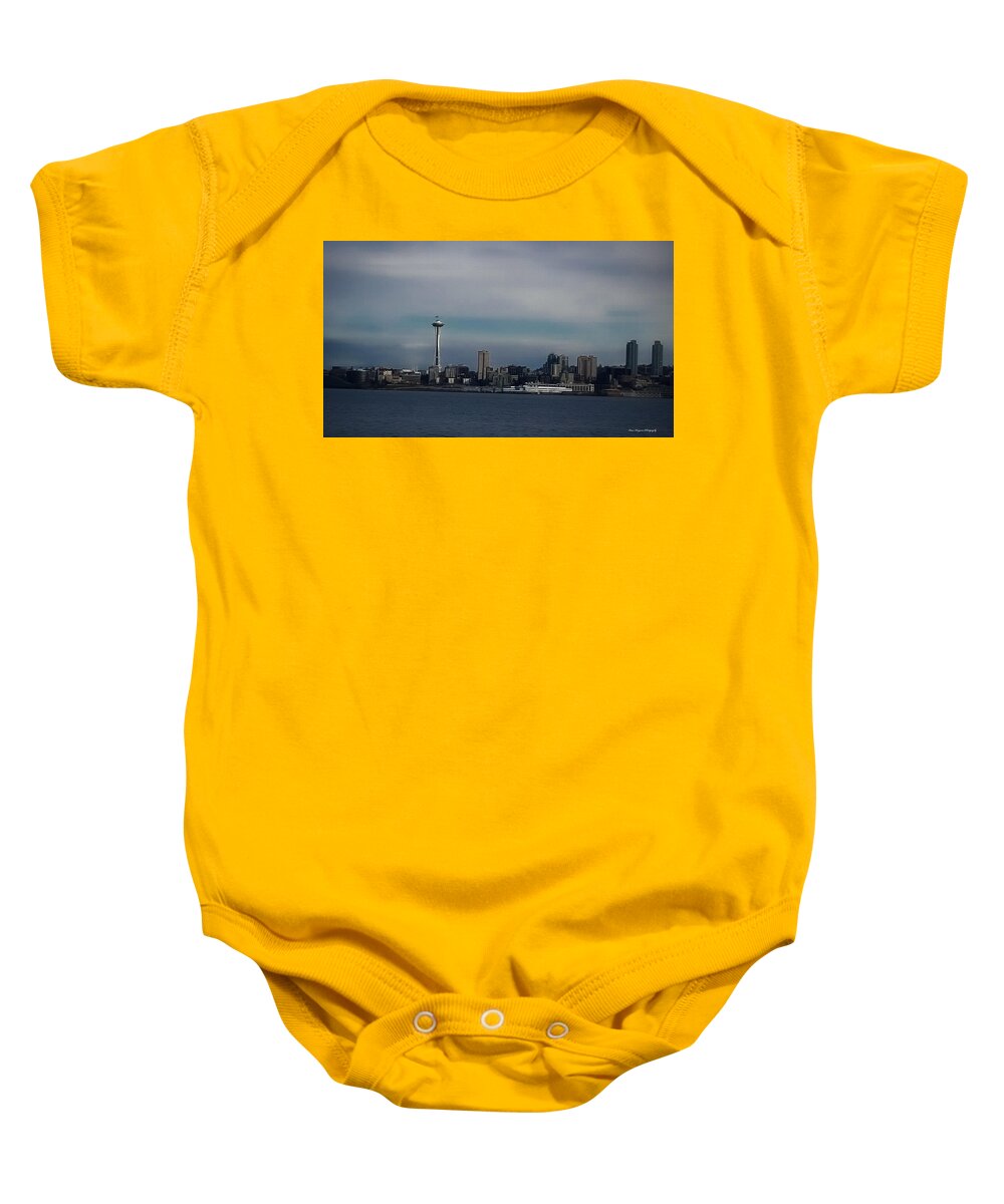 Seattle Skyline  - Baby Onesie