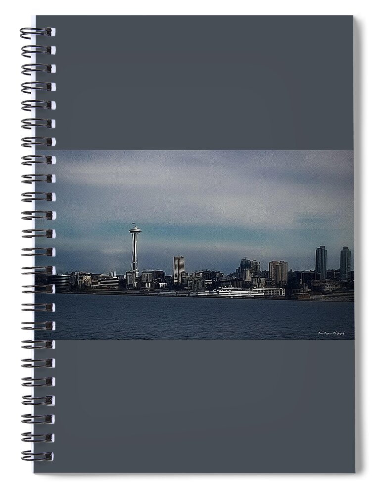 Seattle Skyline  - Spiral Notebook