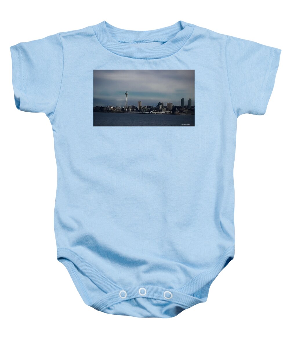 Seattle Skyline  - Baby Onesie