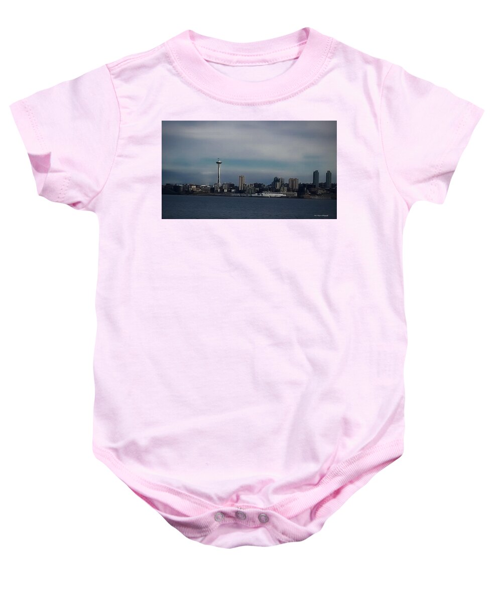 Seattle Skyline  - Baby Onesie