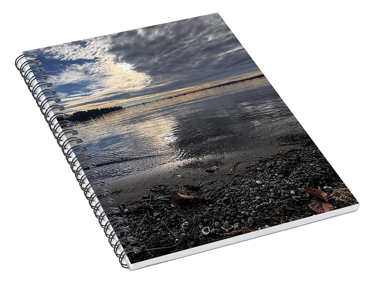 Sun clouds  - Spiral Notebook