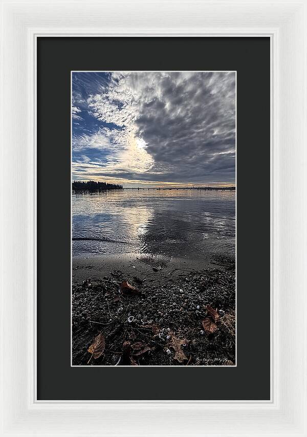 Sun clouds  - Framed Print